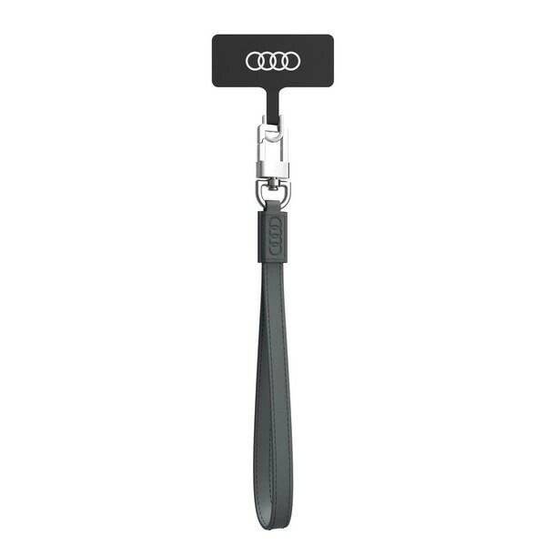 Audi Crossbody Leder Universal Schlüsselband 28cm x 10mm - Grau