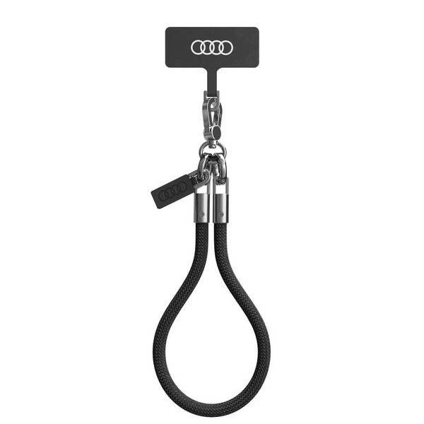 Audi Crossbody-Schlüsselband Universal 28cm x 8mm - Schwarz