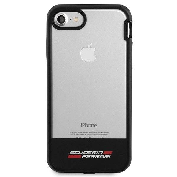 Ferrari Racing Shield Case iPhone 7 / 8 SE 2020 2022 - Halbtransparent
