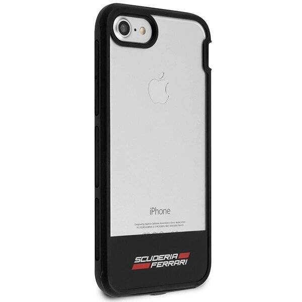 Ferrari Racing Shield Case iPhone 7 / 8 SE 2020 2022 - Halbtransparent