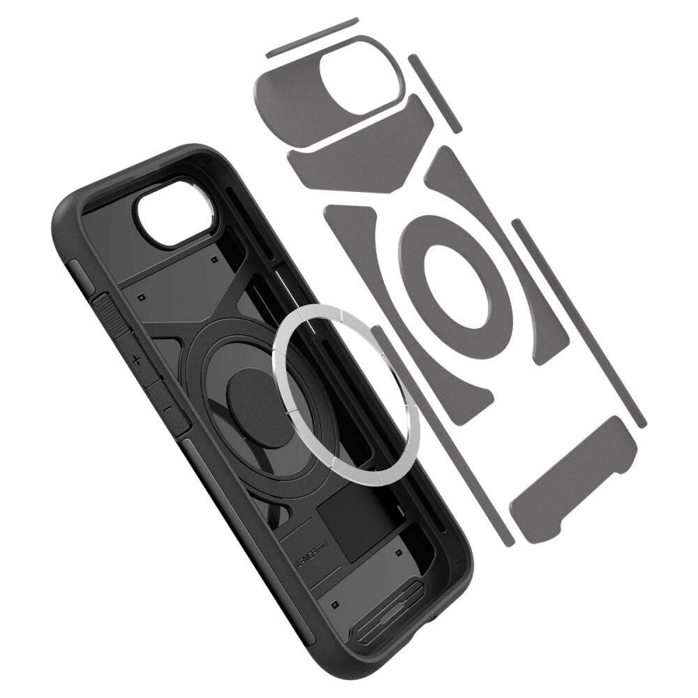 Spigen Slim Armor MagSafe iPhone 16e Hülle - Schwarz