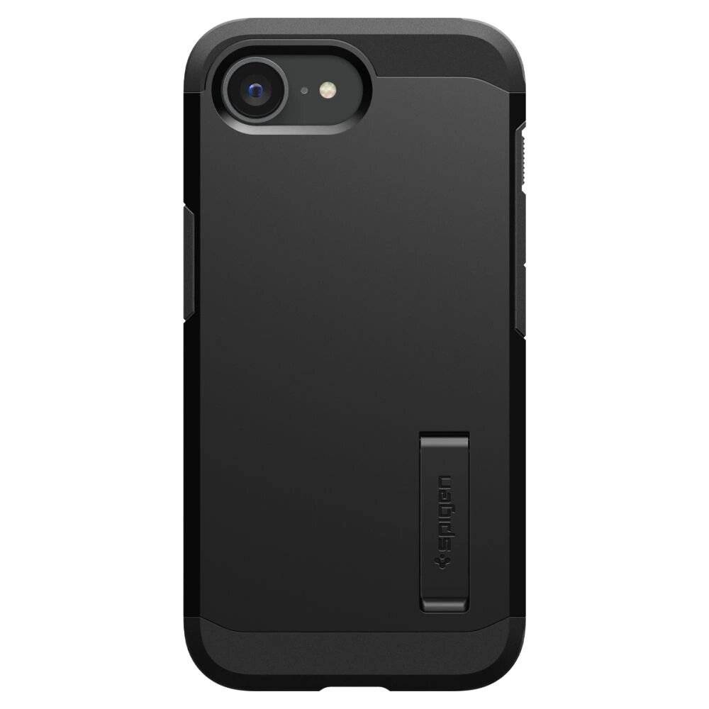 Spigen Tough Armor Case MagSafe iPhone 16e Ständer - Schwarz