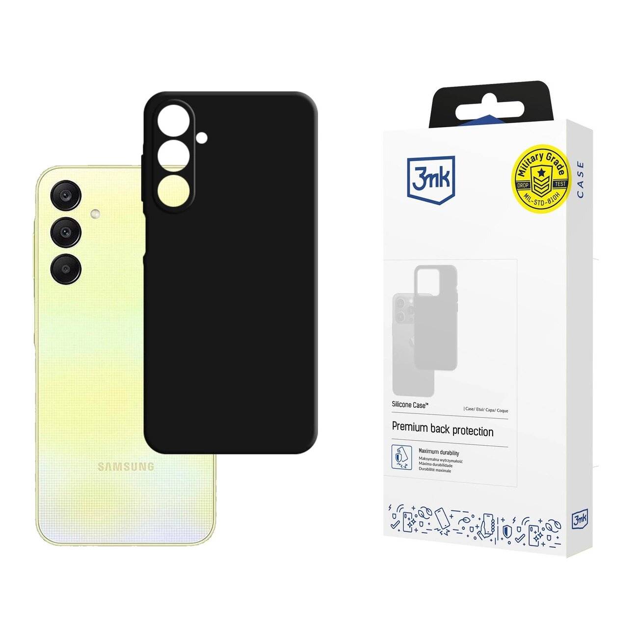 3mk Silikonhülle Samsung Galaxy A26 5G - Schwarz