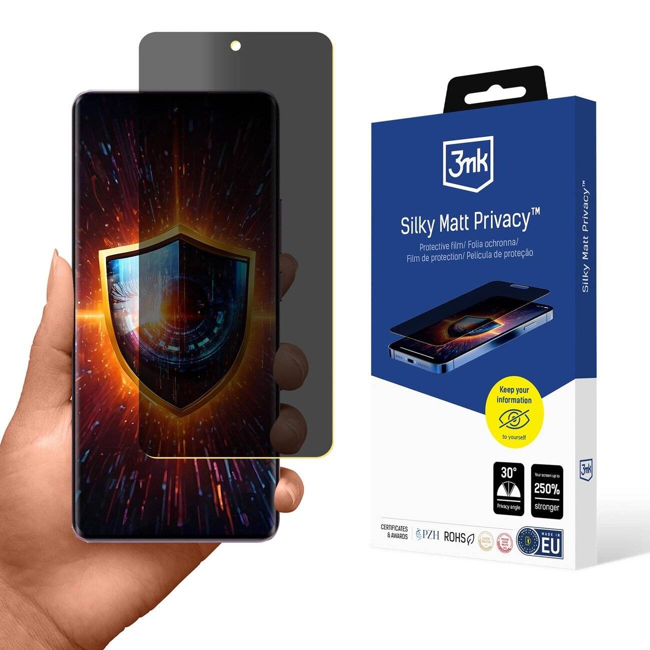 3mk Silky Matt Privacy Blickschutzfolie Realme 14 Pro