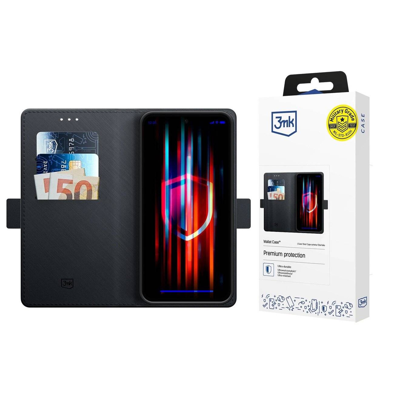 3mk Wallet Case Xiaomi 15 Ultra - Schwarz