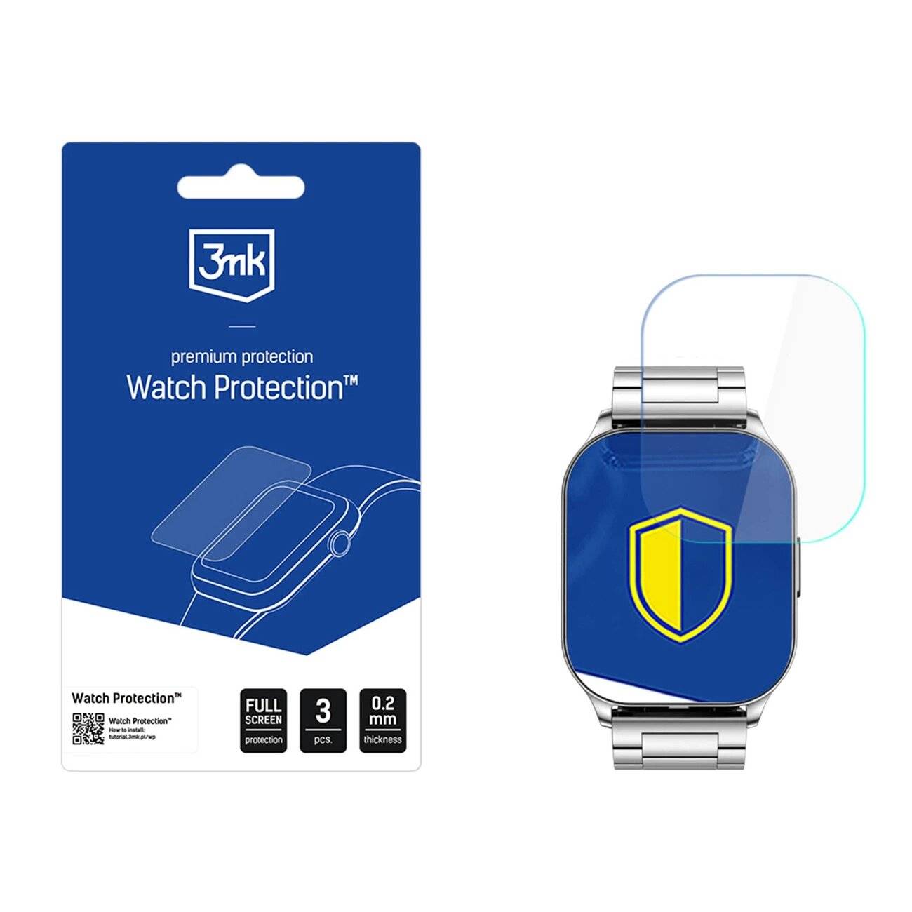 Schutzfolie Smartwatch-Display 3mk Watch Protection ARC WG AirFlexOne
