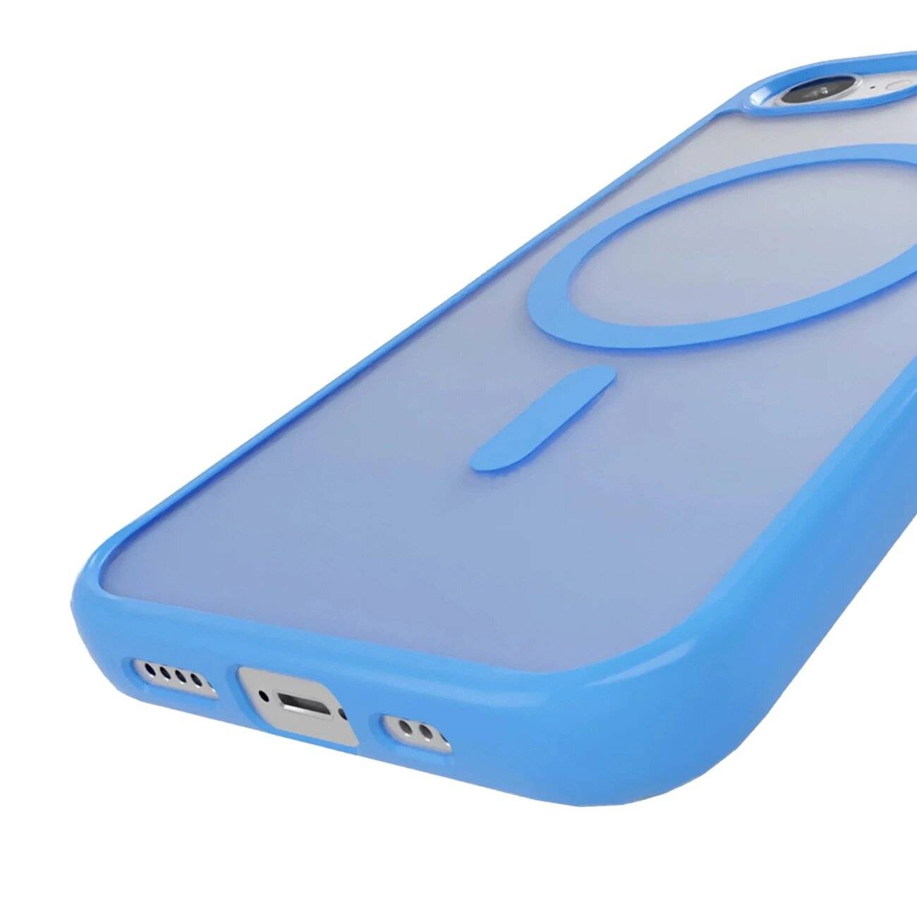 Puro Cover TPU „GRADIENT“ Magsafe Farbverlaufseffekt iPhone 16E, blau