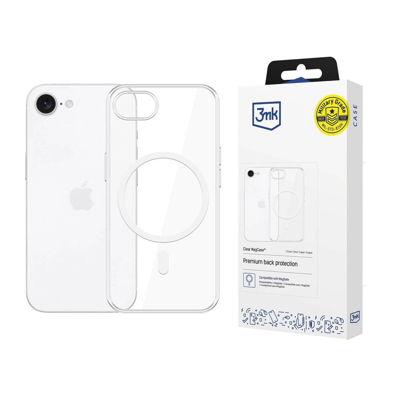 3mk Clear MagCase Apple iPhone 16E