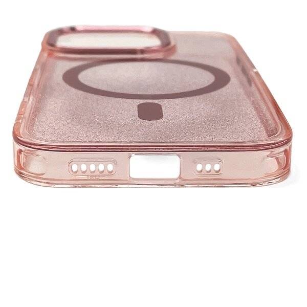 Glitter Case MagSafe Samsung Galaxy S25 Edge - Rosa