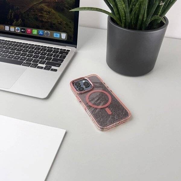 Glitter Case MagSafe Samsung Galaxy A36 5G - Rosa