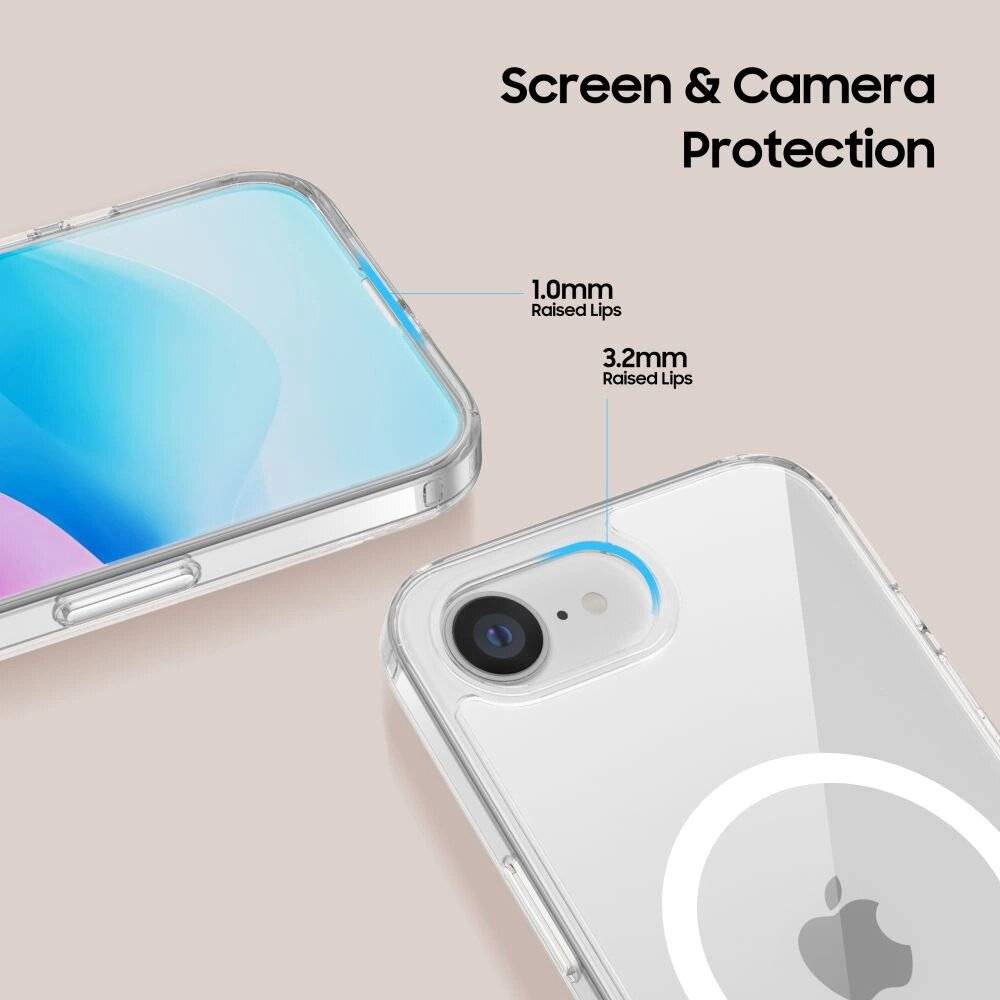 Tech-Protect FlexAir Hybrid MagSafe iPhone 16e Hülle - Durchsichtig