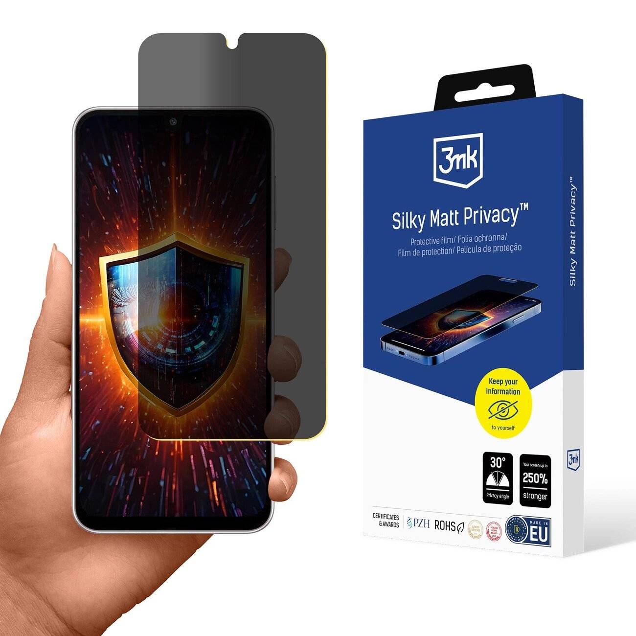 3mk Silky Matt Privacy™ Blickschutzfolie Samsung Galaxy M16 5G