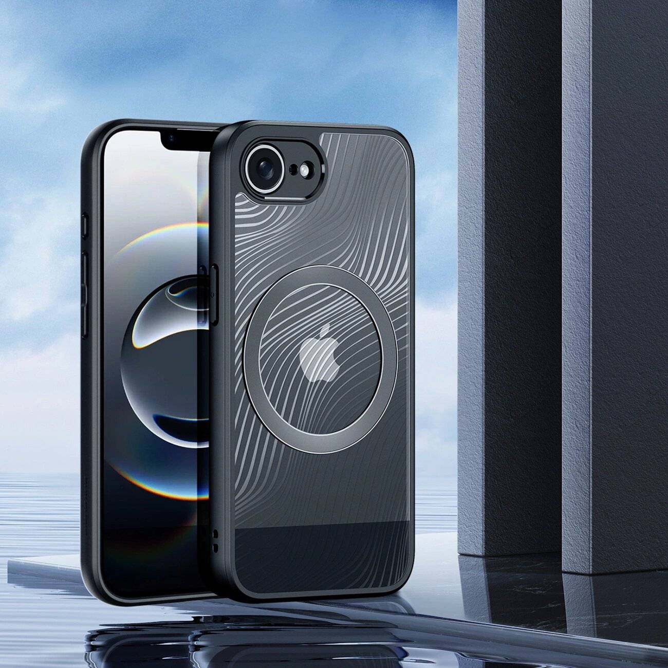 Dux Ducis Aimo Mag Case MagSafe iPhone 16e - Schwarz