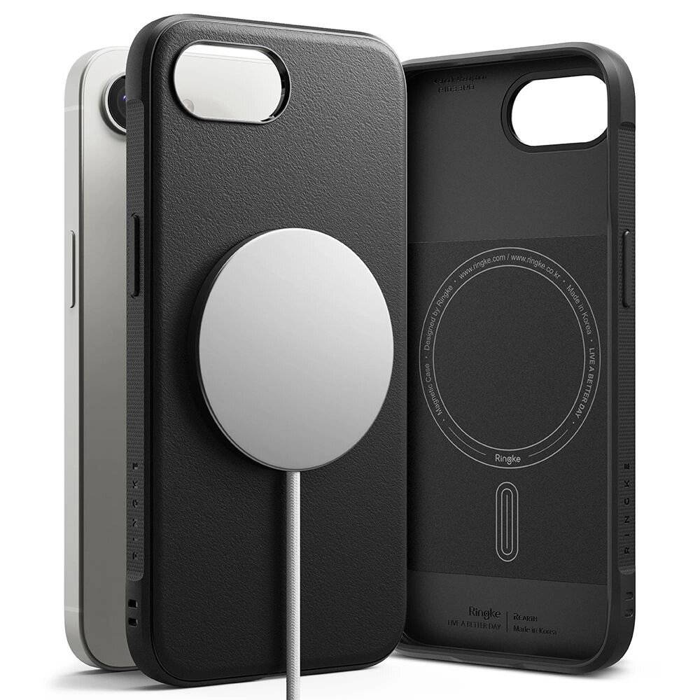 Ringke Onyx Magnetische Magsafe iPhone 16e Hülle - Schwarz