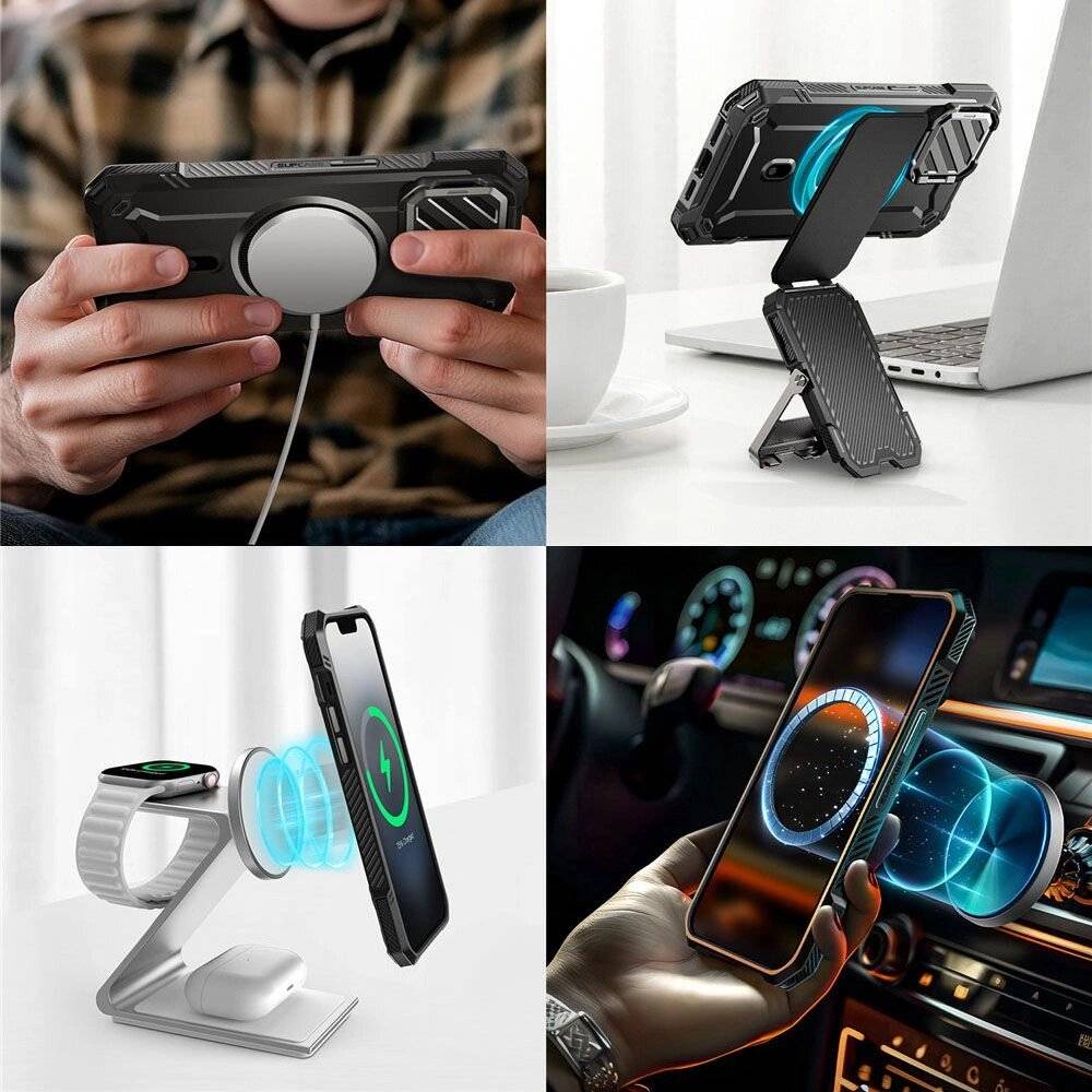 Supcase UB XT Mag MagSafe iPhone 16e Hülle - Schwarz