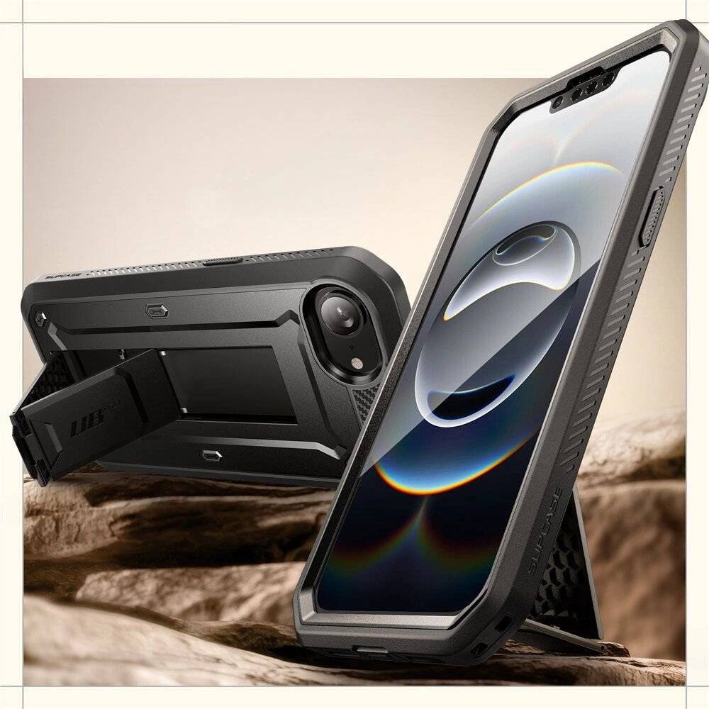 Supcase Unicorn Beetle Pro iPhone 16e Hülle - Schwarz