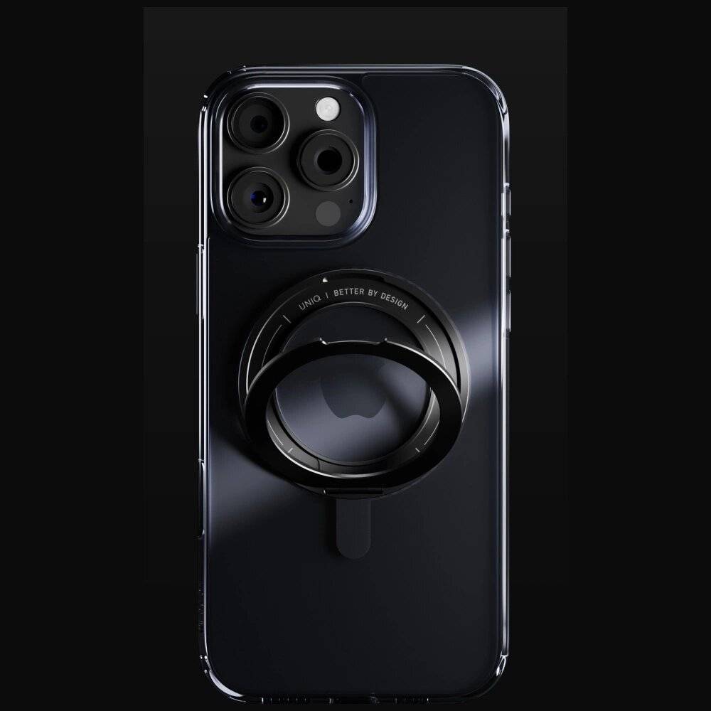 Uniq Swivix 360 Rotating Kickstand Case iPhone 16 Pro - Schwarz