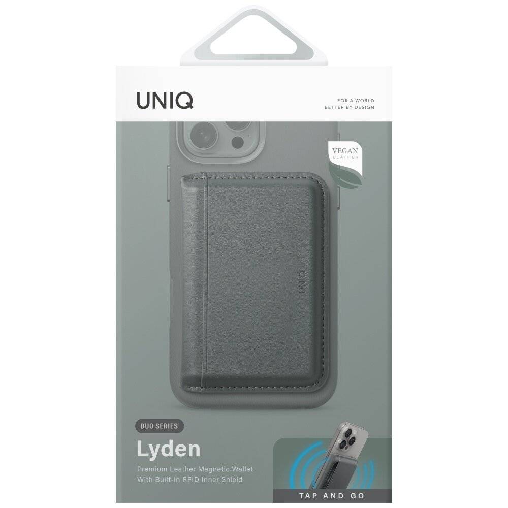 „UNIQ Lyden Premium Leather Magnetic Wallet