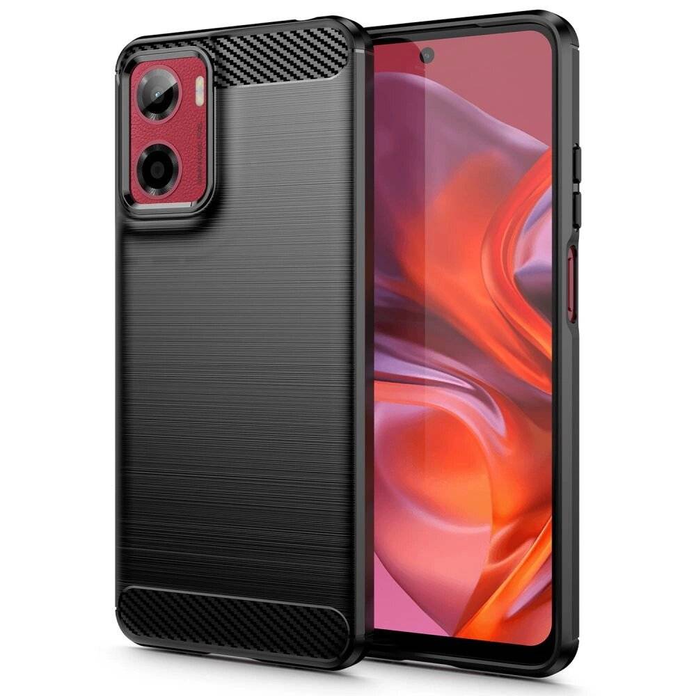 Tech-Protect TPUCarbon Case Motorola Moto G05 / E15 - Schwarz