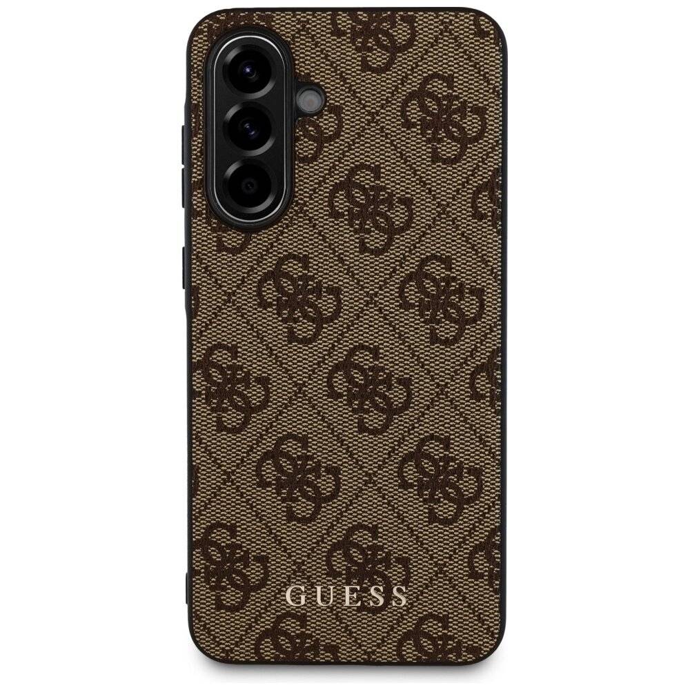 Guess 4G Metal Gold Logo Case Samsung Galaxy A36 - Braun