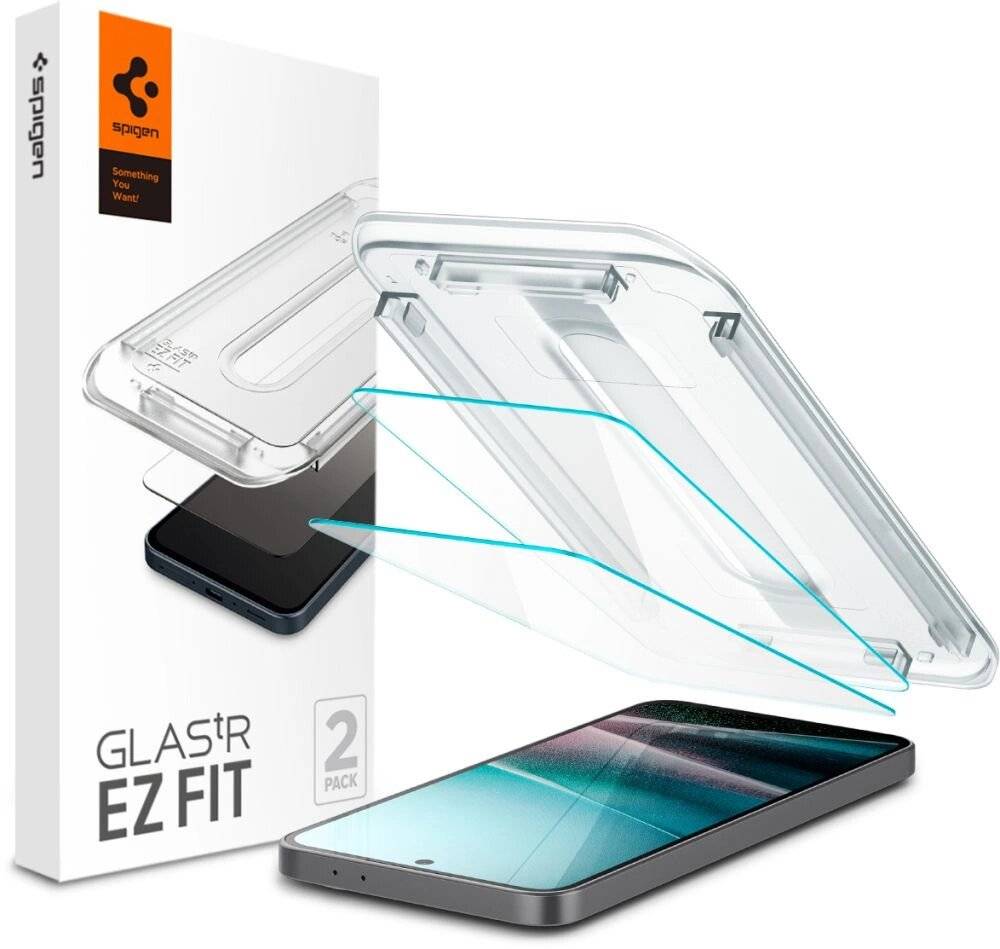 Spigen Glas.TR "Ez Fit" Schutzglas 2er-Pack Samsung Galaxy A36 5G - Transparent