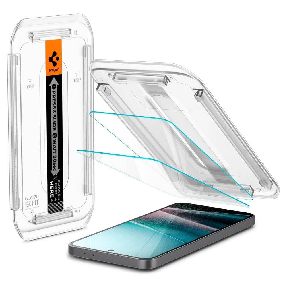 Spigen Glas.TR "Ez Fit" Schutzglas 2er-Pack Samsung Galaxy A36 5G - Transparent