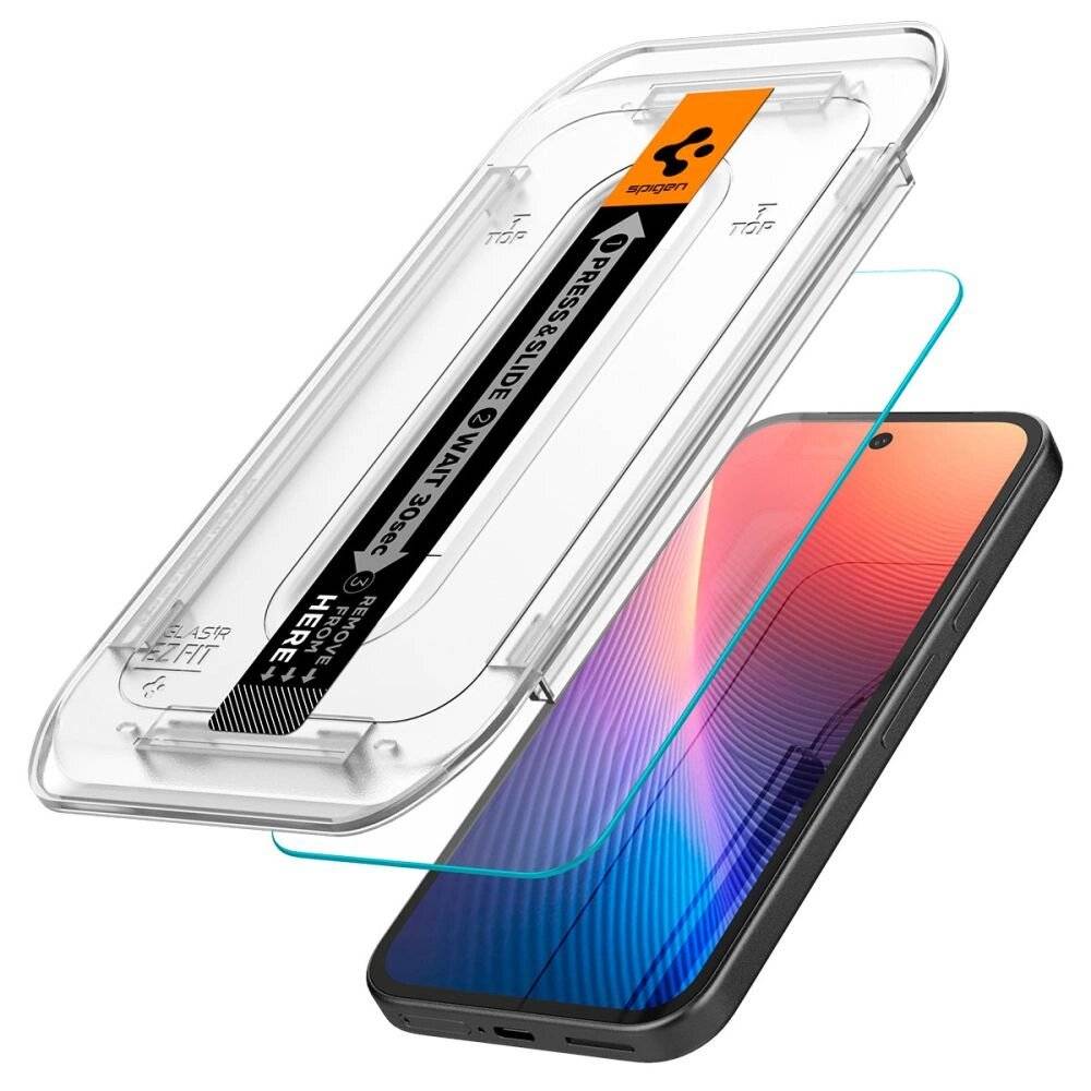 Spigen Glas.TR "Ez Fit" Schutzglas 2er-Pack Google Pixel 9A - Klar