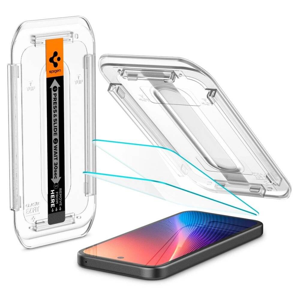 Spigen Glas.TR "Ez Fit" Schutzglas 2er-Pack Google Pixel 9A - Klar