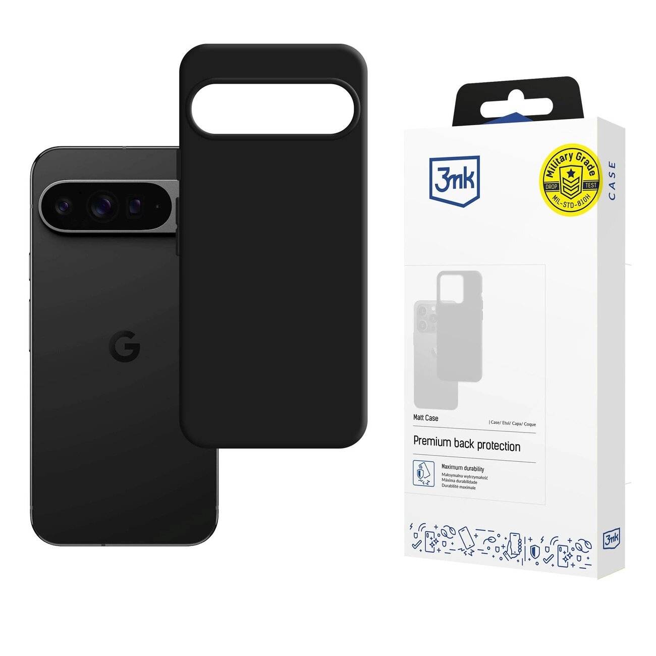 3mk Matt Case Google Pixel 10 Pro XL – Mattschwarz
