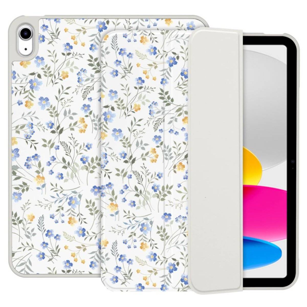 Tech-Protect SC Pen Case iPad 10,9″ 2022 10. Gen. / 11″ 2025 11. – Gänseblümchen Blättern