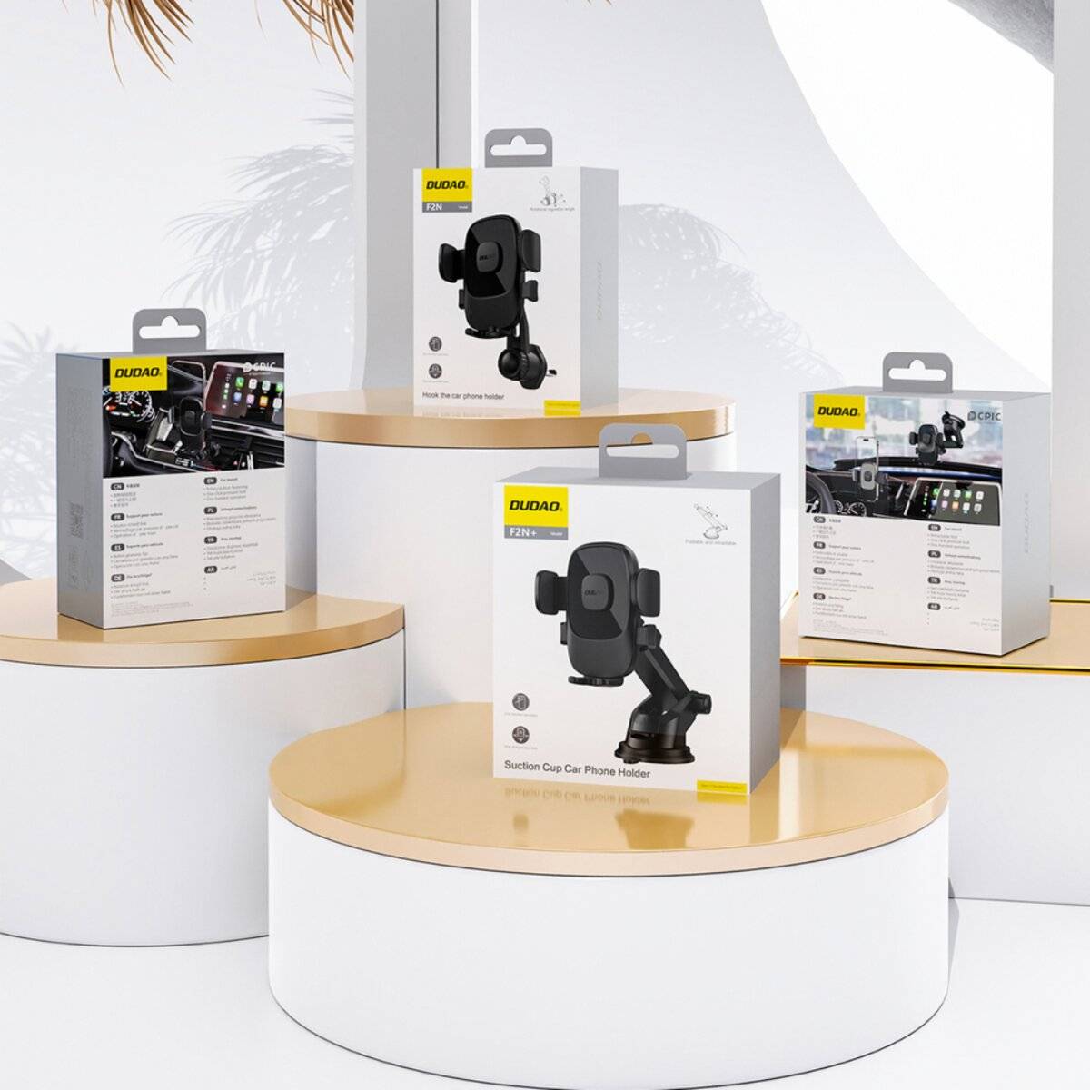 Dudao F2N Smartphone-Halterung für 360°-Lüftungsschlitze – Schwarz