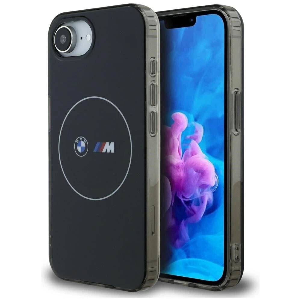 BMW IML Metal White Circle MagSafe iPhone 16e Hülle - Schwarz