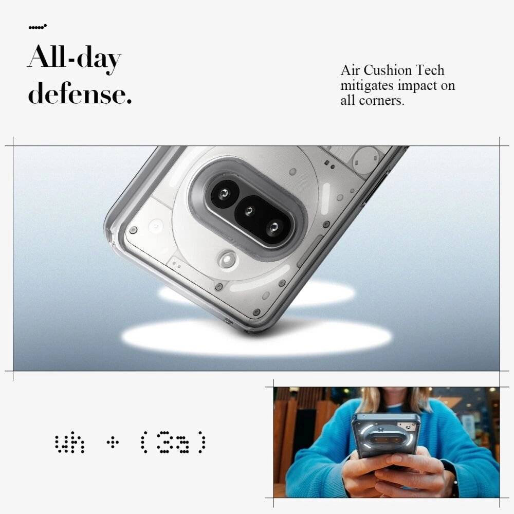 Spigen Ultra Hybrid Case Nothing Phone 3A - Transparent