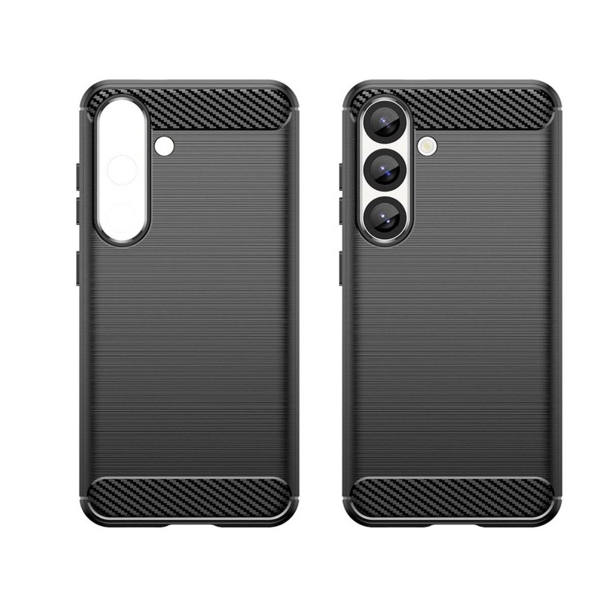 Carbon Case Flexibles Silikon Google Pixel 10 - Schwarz