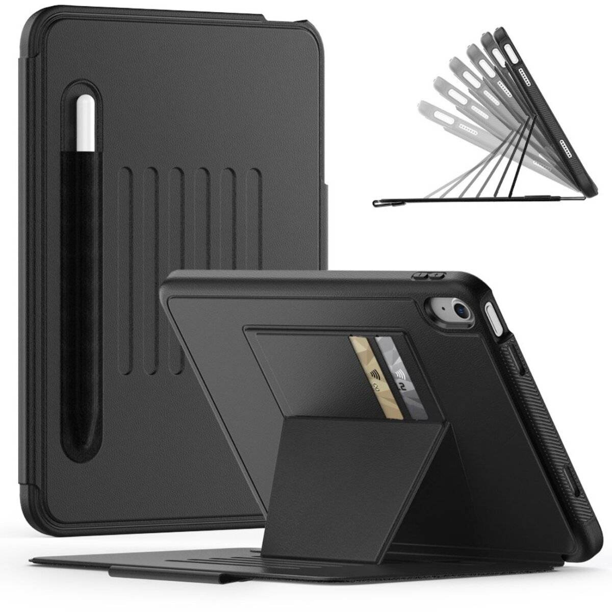 Tech-Protect SC Pen iPad 10,9″ 2022 10. Gen. / 11″ 2025 11. Hülle - Schwarz