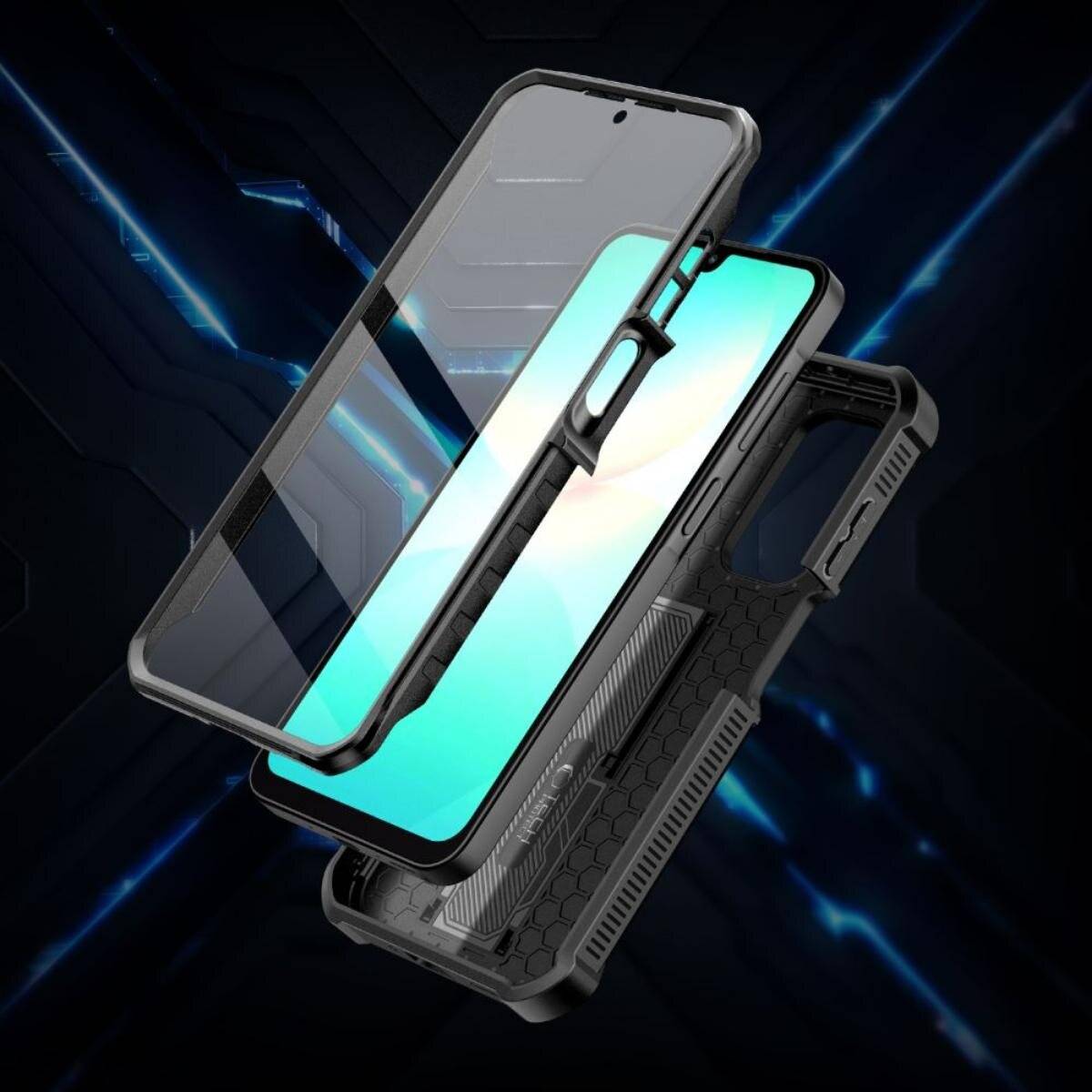 Tech-Protect Kevlar Cam+ Case Samsung Galaxy A26 5G - Schwarz