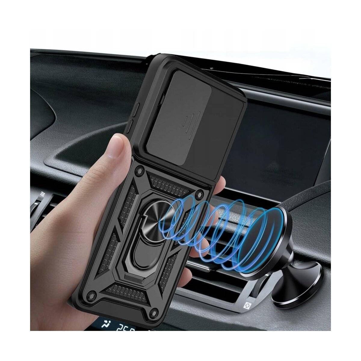 Tech-Protect CamShield Pro Hülle Motorola Moto G15 - Schwarz