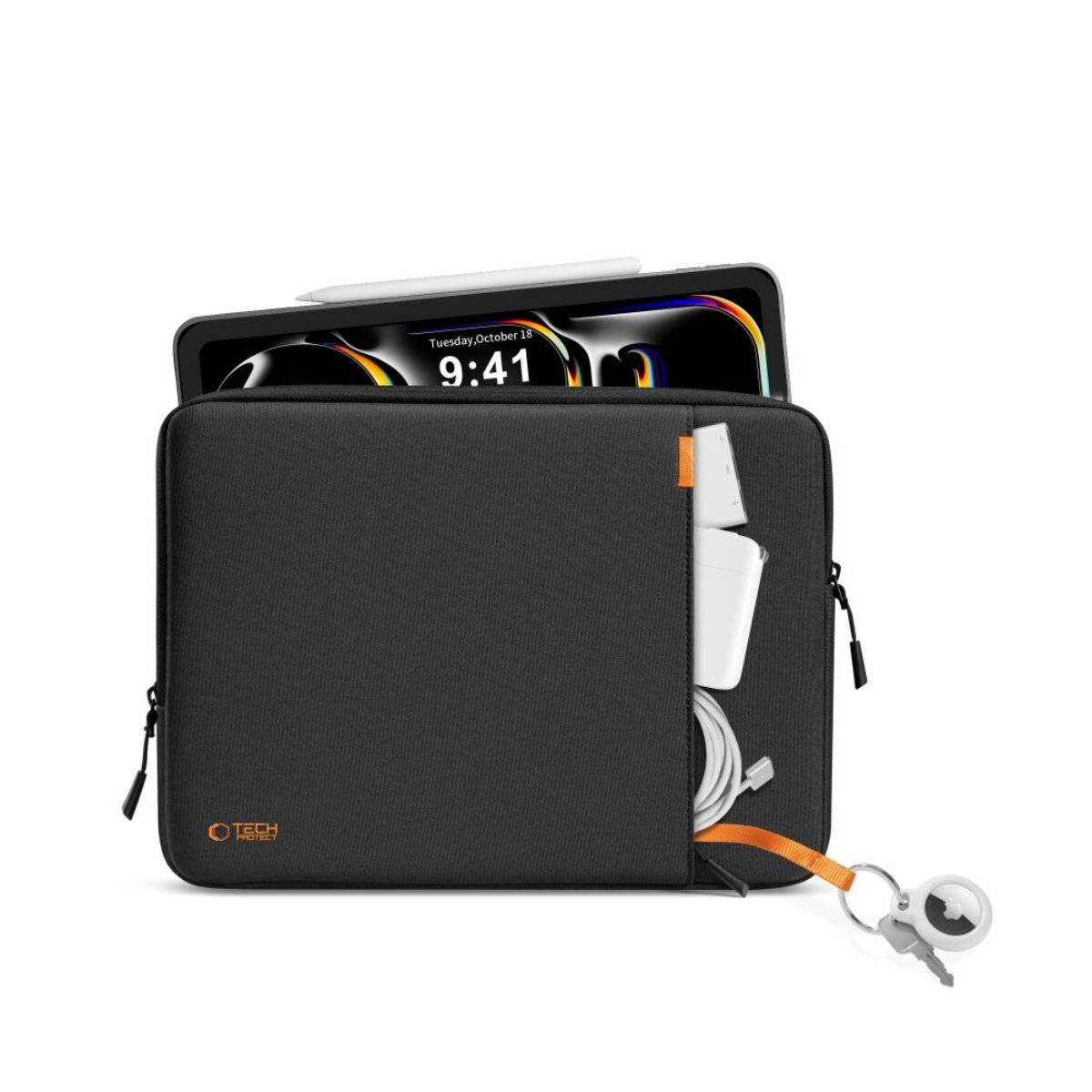 Tech-Protect Defender Laptop- Tablet-Tasche 11-13 Zoll - Schwarz