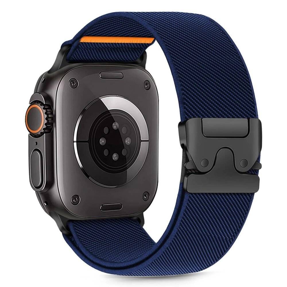 Tech-Protect Nylon-Verschluss Apple Watch 44 / 45 46 49 mm - Marineblau