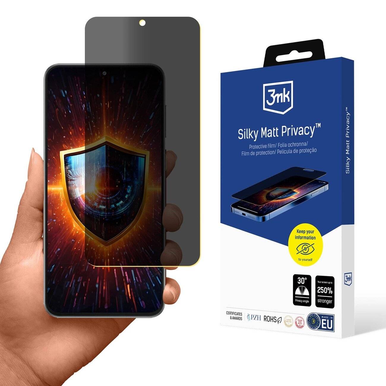 Blickschutzfolie 3mk Silky Matt Privacy Samsung Galaxy M56