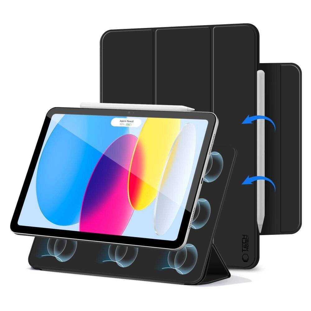 Tech-Protect Smartcase Magnetic iPad 10,9″ 2022 / 11″ 2025 - Schwarz