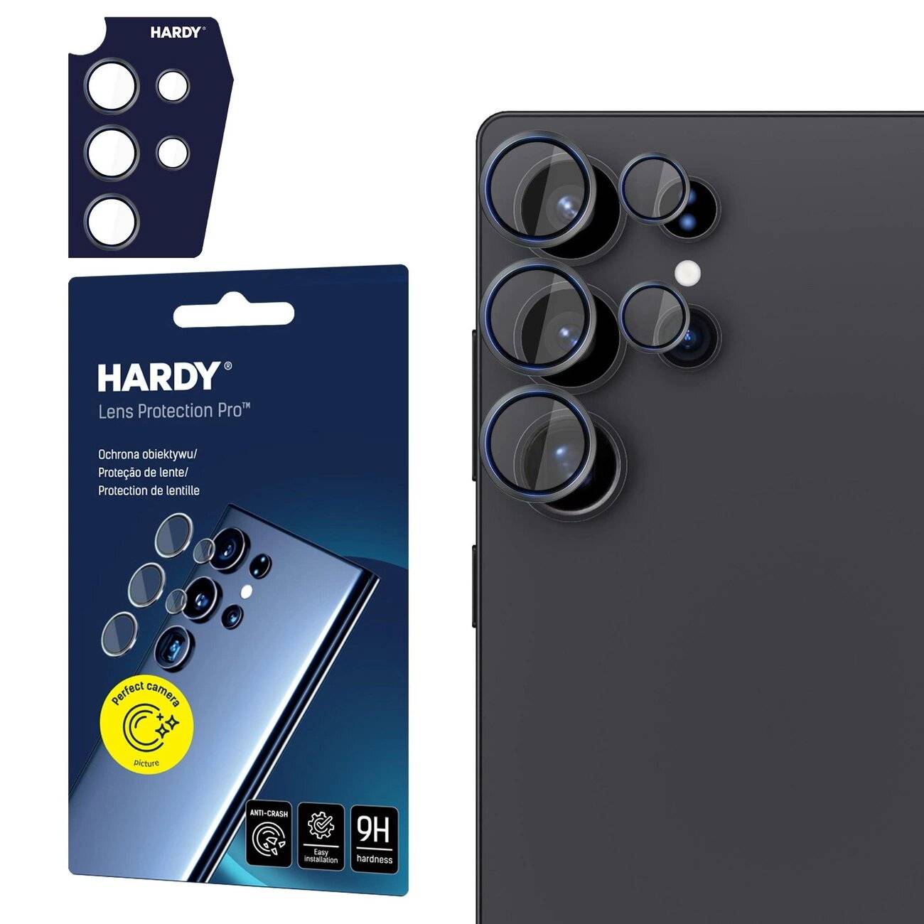 3mk HARDY Lens Protection Pro Samsung Galaxy S25 Ultra - Schwarz