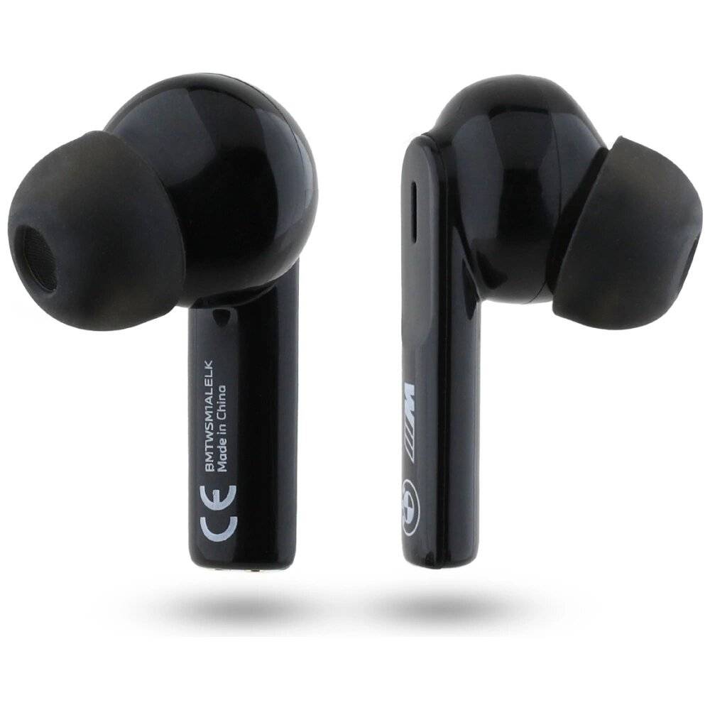 BMW M Metal Logo Print ANC-ENC TWS Bluetooth-Kopfhörer - Schwarz