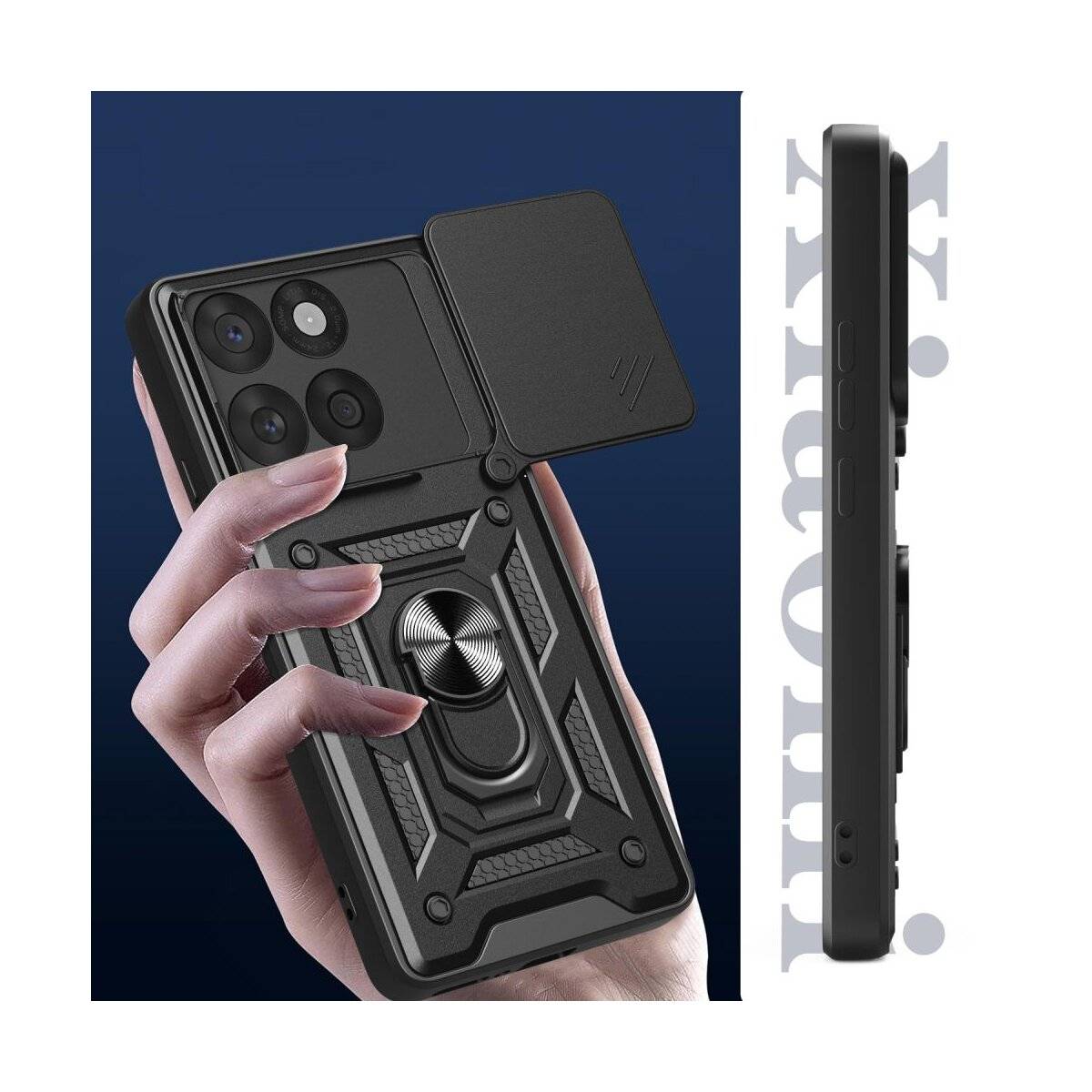 Tech-Protect CamShield Pro Hülle Motorola Edge 60 Fusion - Schwarz
