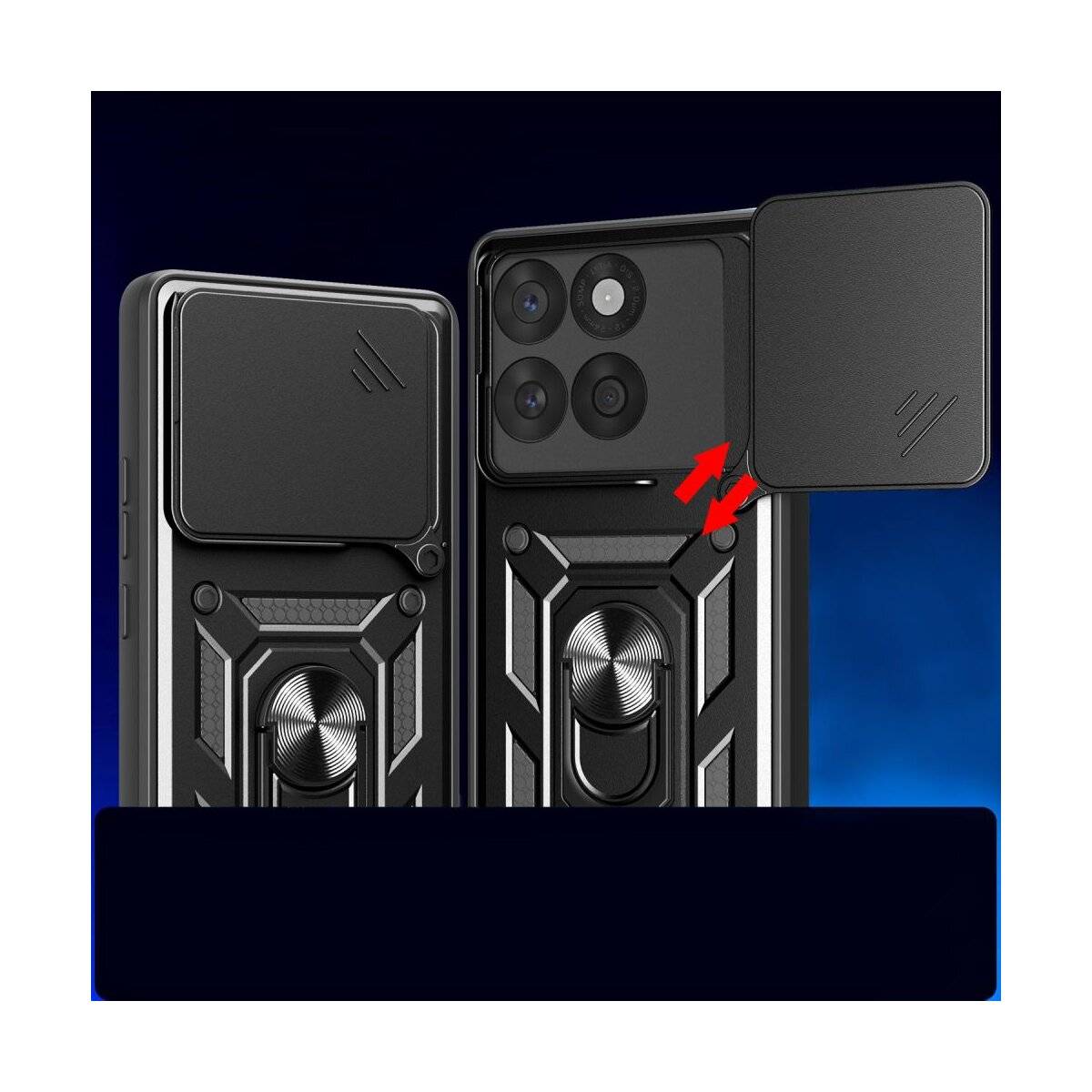 Tech-Protect CamShield Pro Hülle Motorola Edge 60 Fusion - Schwarz