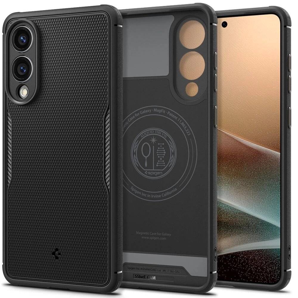 Spigen Core Armor Mag Case MagSafe Samsung Galaxy S25 Edge - Schwarz