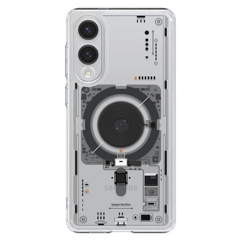 Spigen Ultra Hybrid Mag Case MagSafe Samsung Galaxy S25 Edge Print - Transparent