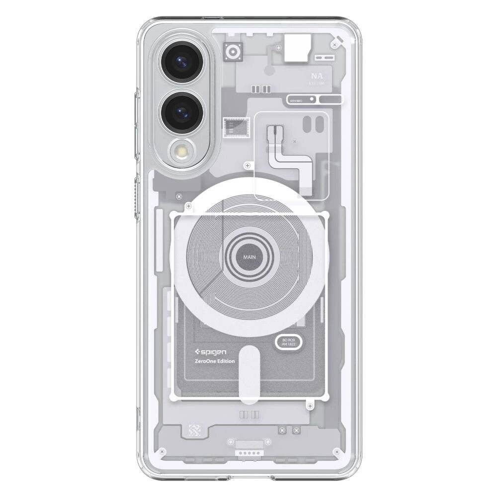 Spigen Ultra Hybrid Mag Case MagSafe Samsung Galaxy S25 Edge Print - Weiß