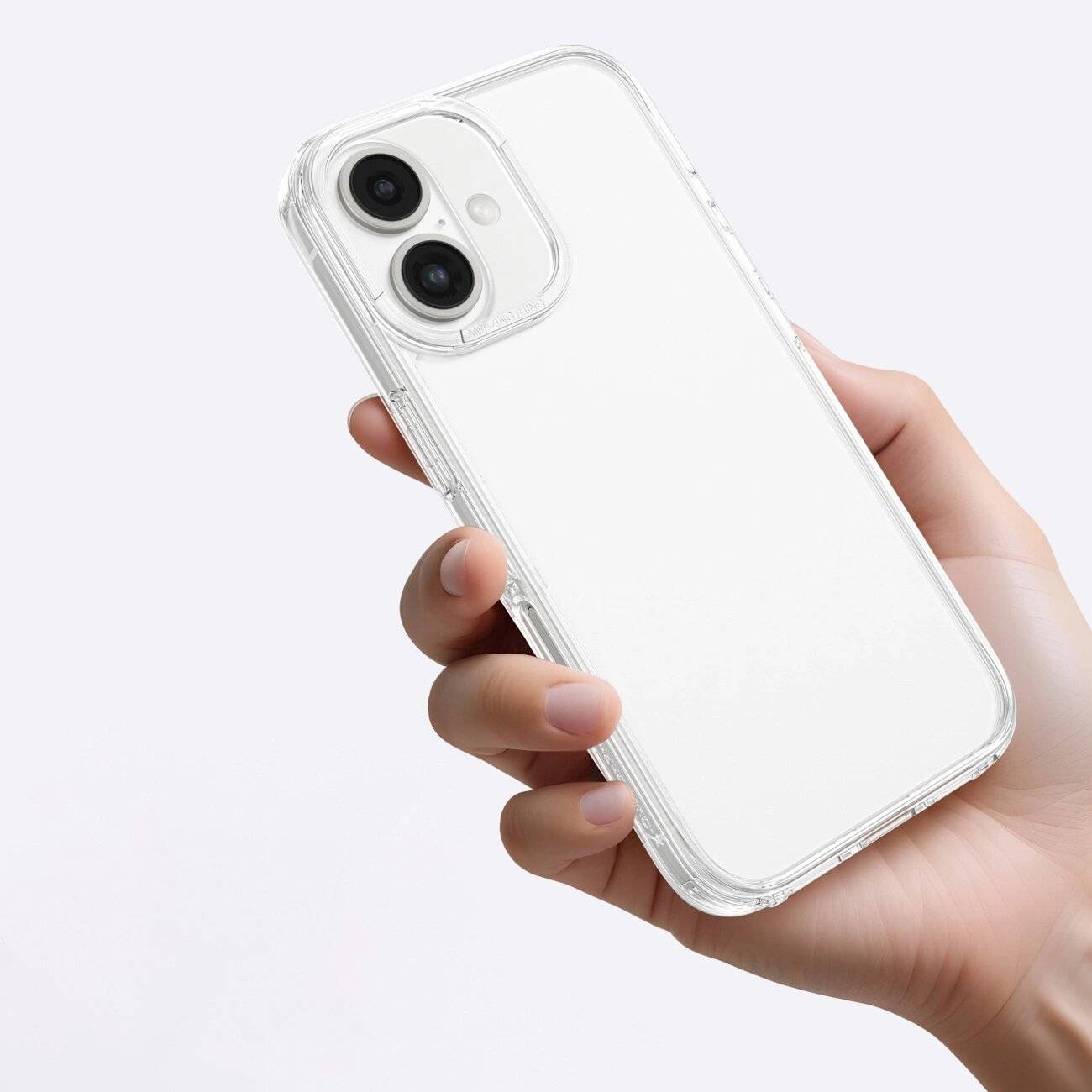 AmazingThing Minimal Case iPhone 16 Plus Silikonhülle - Transparent