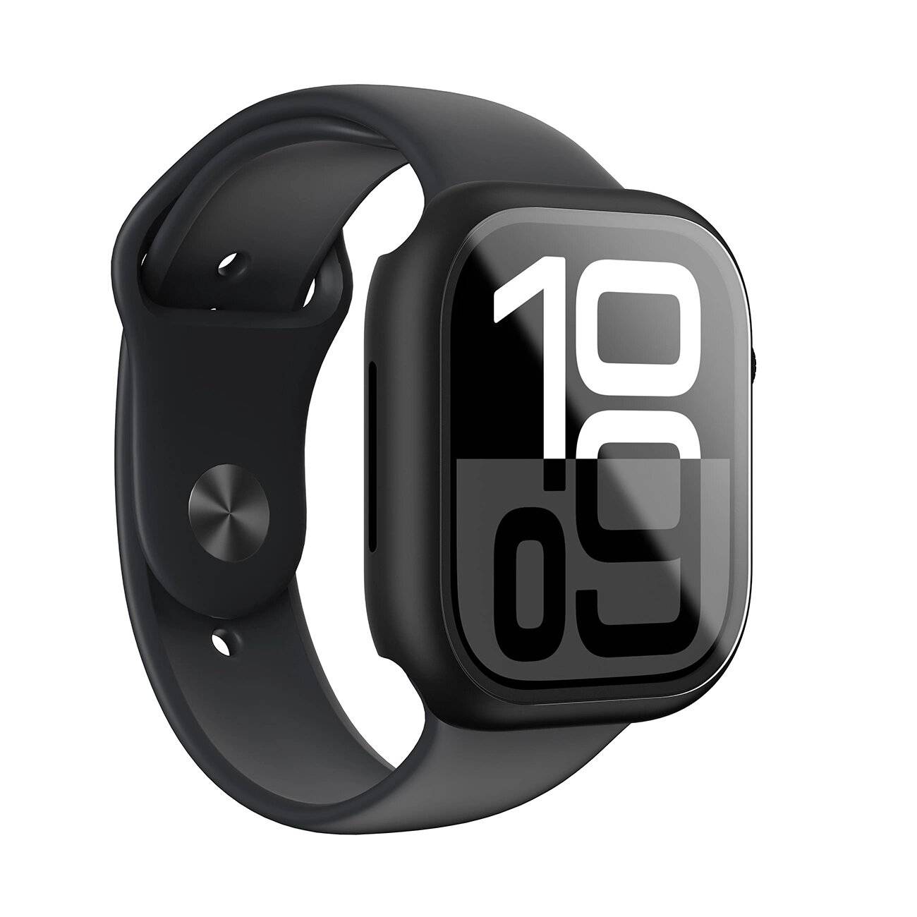 AmazingThing Radix Glass Case Apple Watch 42 mm, Schwarz